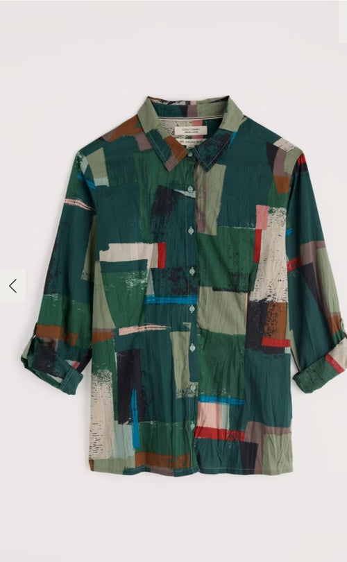 Seasalt Larissa Shirt Aerial Field Coppice