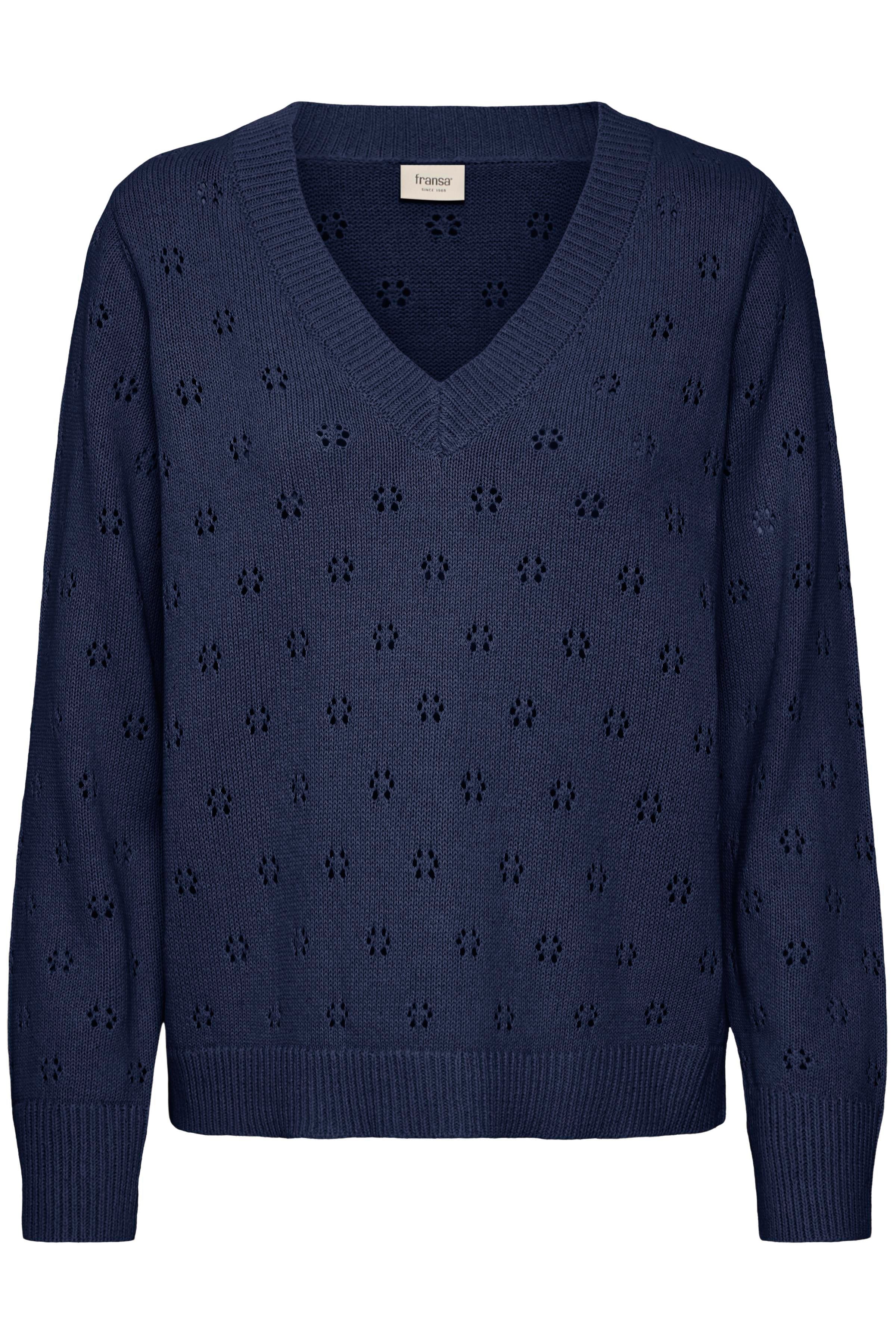 Fransa Frkatalin Jumper 2-Knitwear-White finn