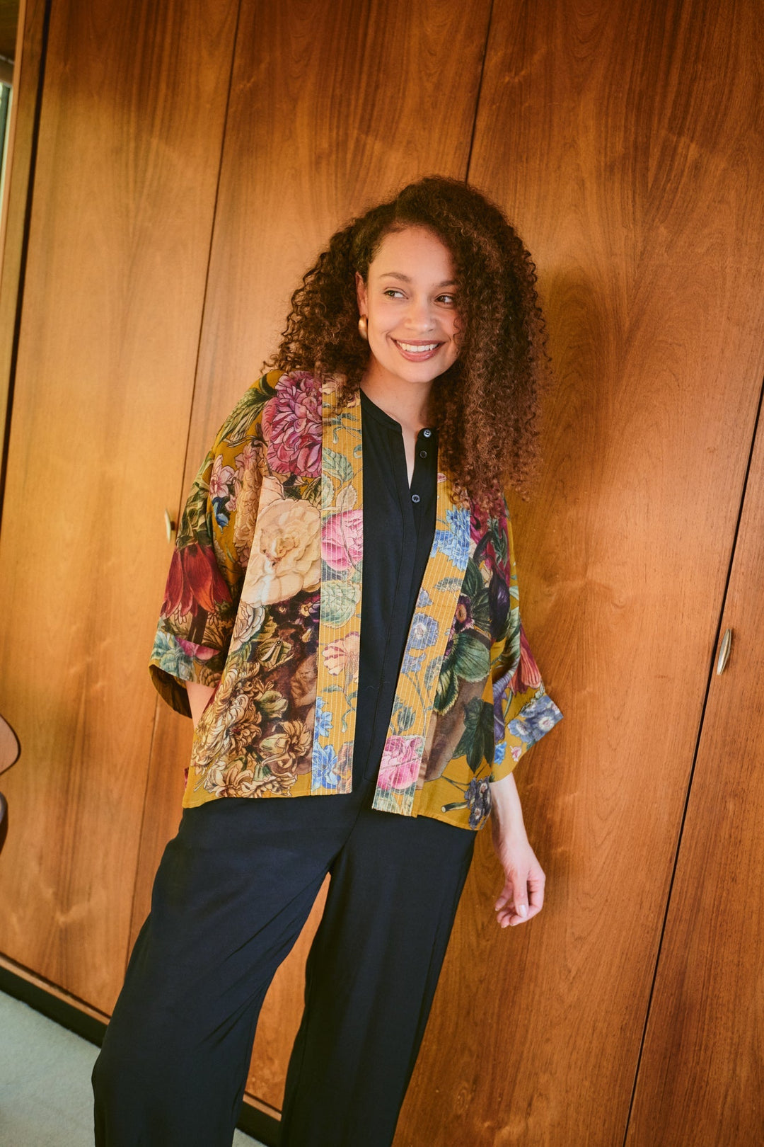 One Hundred Stars Kimono Primula Gold