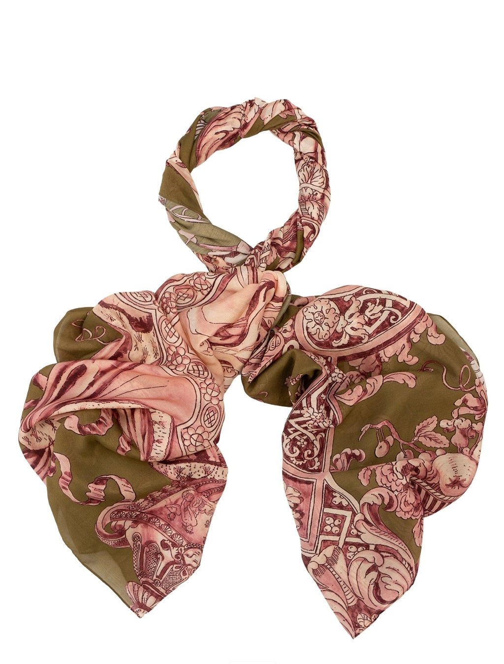 One Hundred Stars Angels Olive Scarf