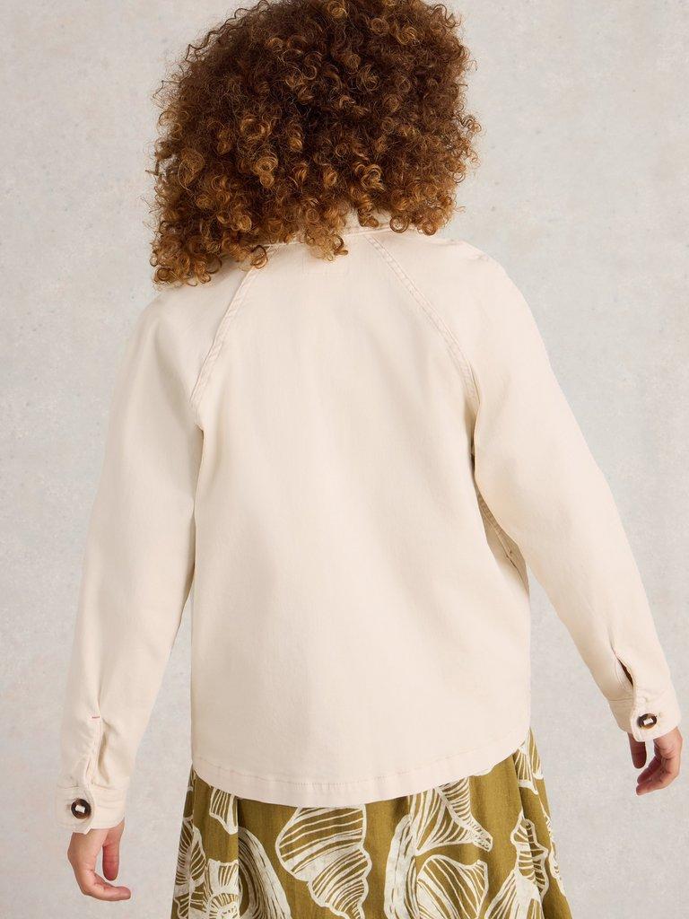 White Stuff Eden Denim Jacket-White Stuff-White finn