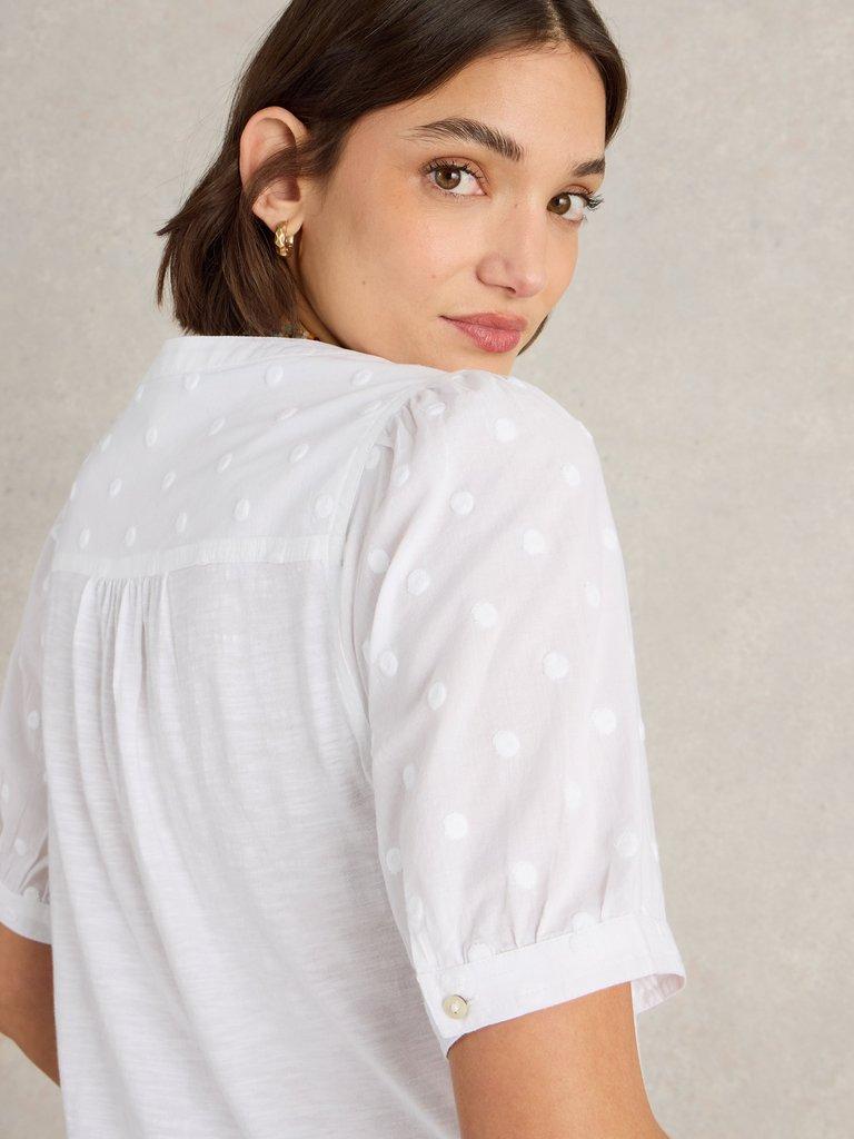 White Stuff Ellie Broderie Top