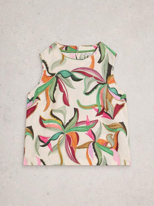 White Stuff Matilda Linen Vest-Shirts & Tops-10-