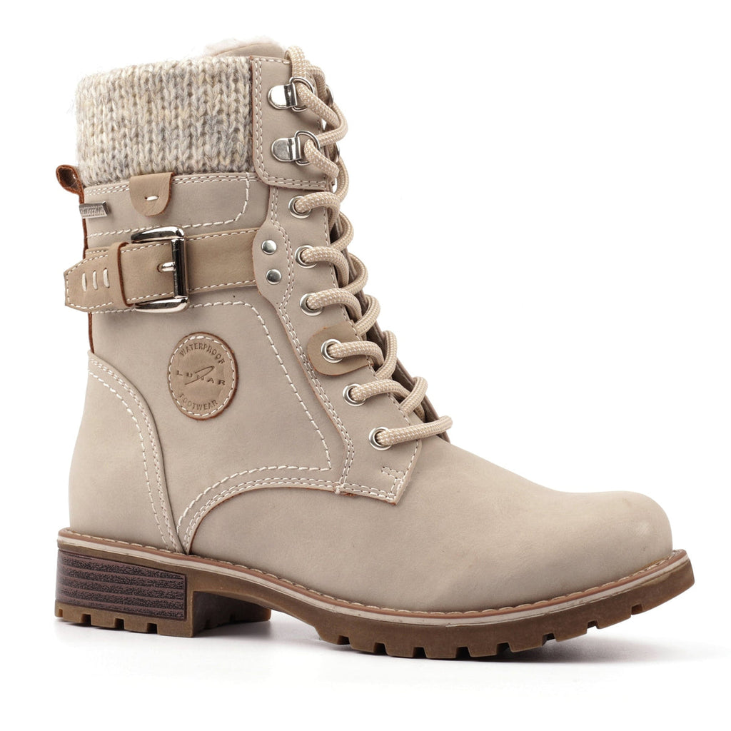 Lunar Debbie Beige Waterproof Boot