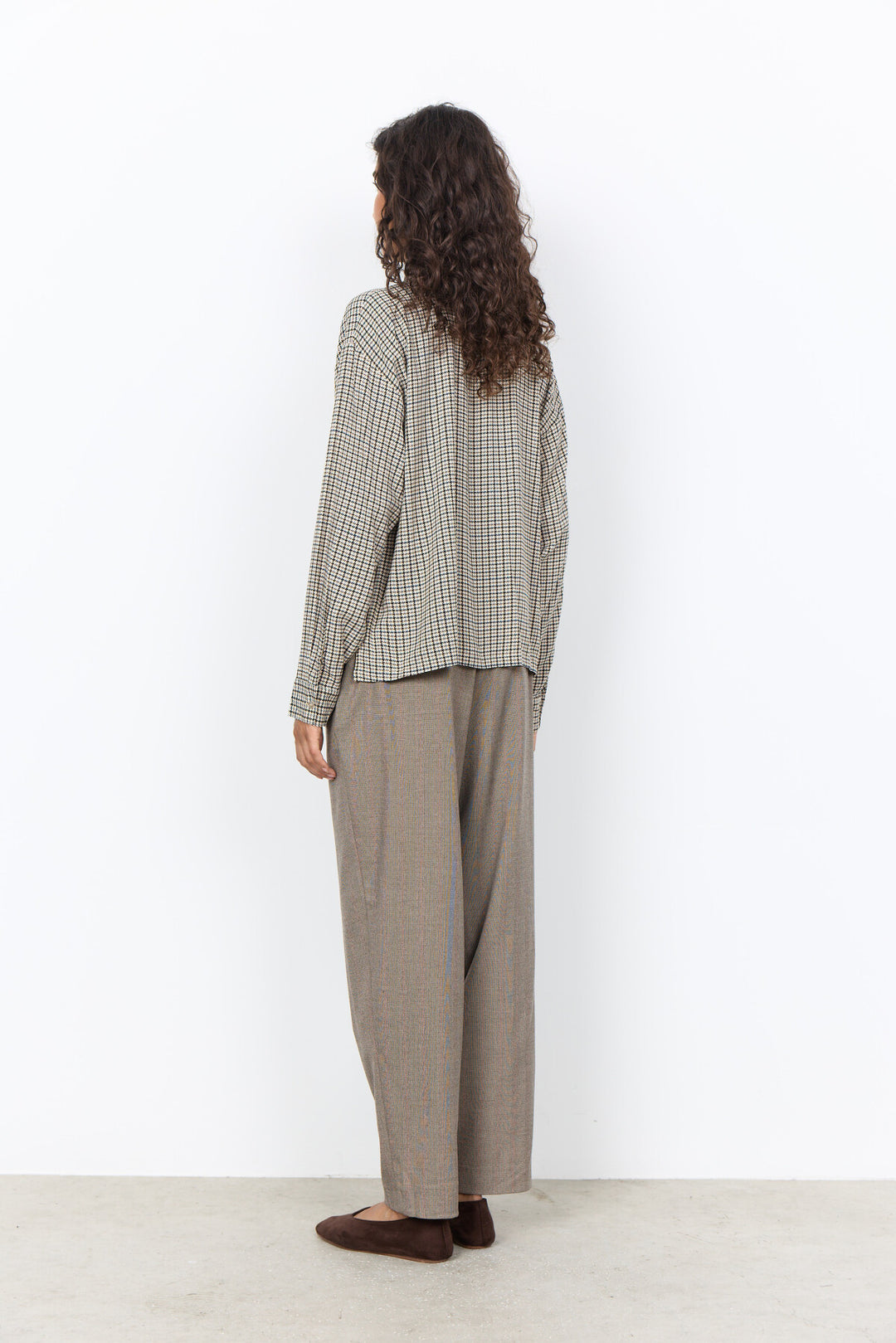 Soya Concept SC-HALIA 2- AOP Shirt Dusty blue