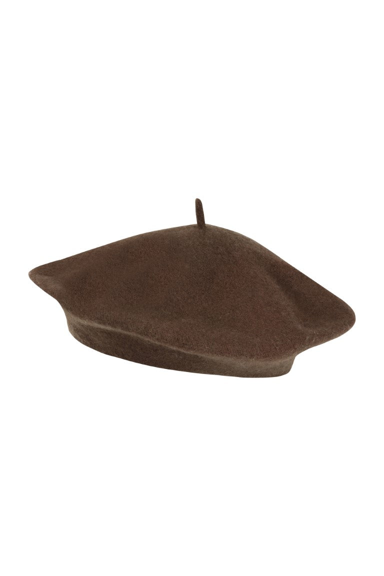 Alice Collins 100% Wool Beret-Hat-White finn