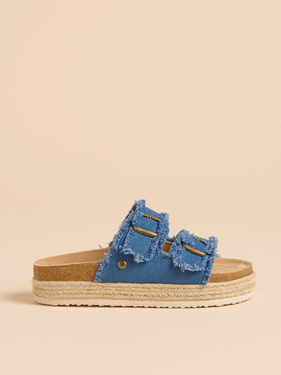 Brakeburn Denim Platform Sandal