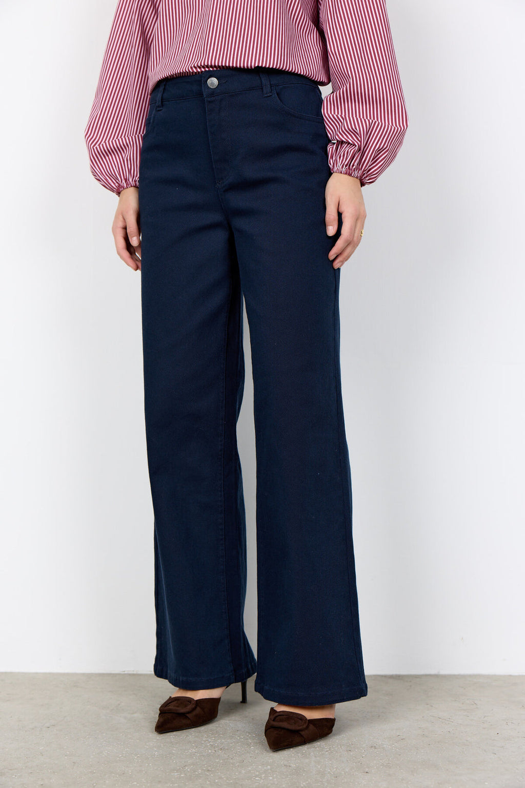 Soya Concept SC-BESS 2-B Pants Navy-Soya Concept-White finn