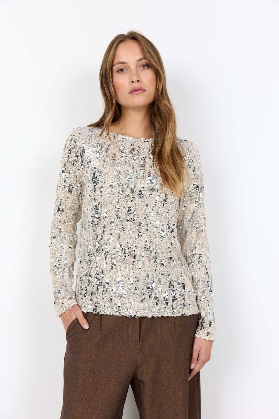 Soya Concept Angel 2 Top-Shirts & Tops-White finn