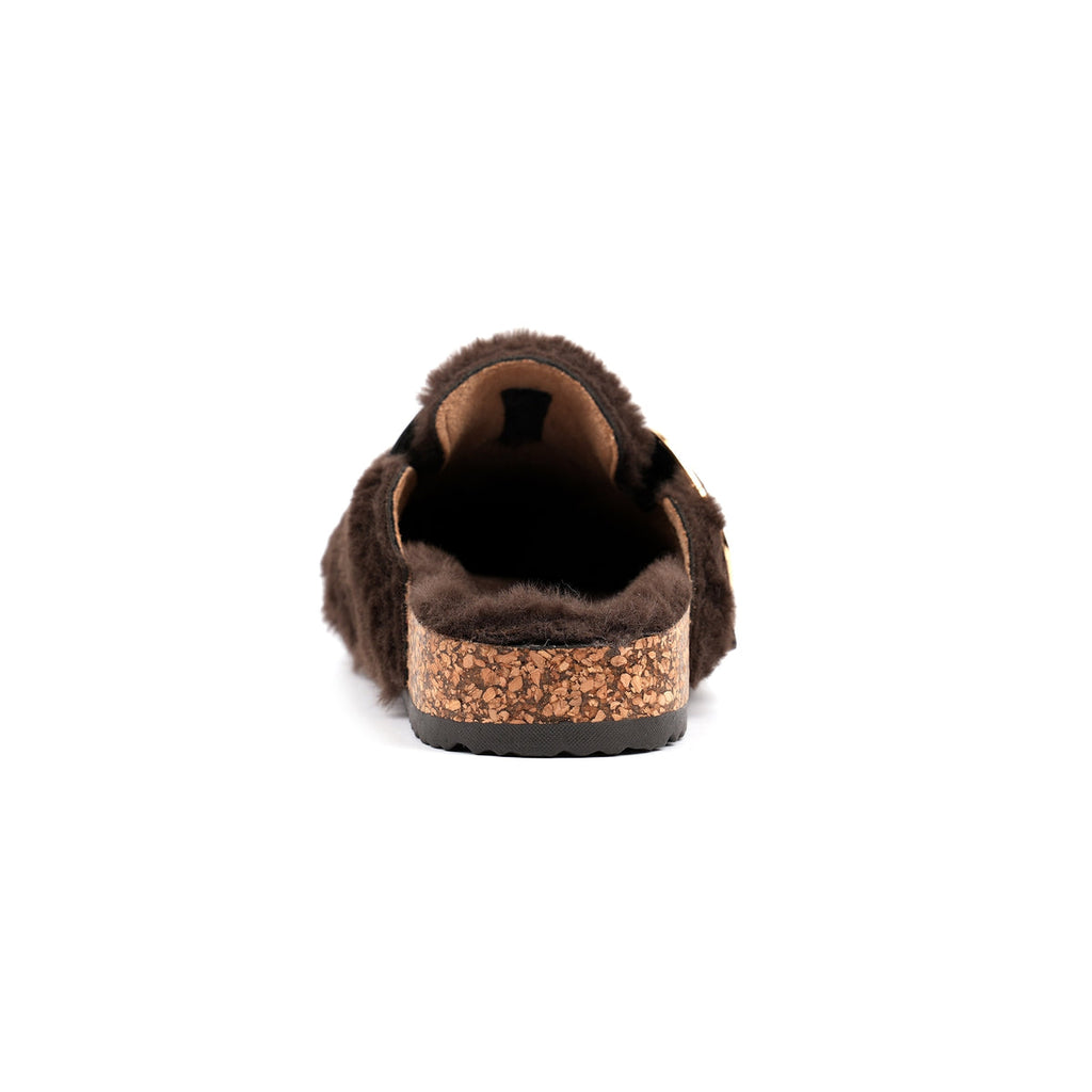 Lunar Rhianna Brown Mule Slipper