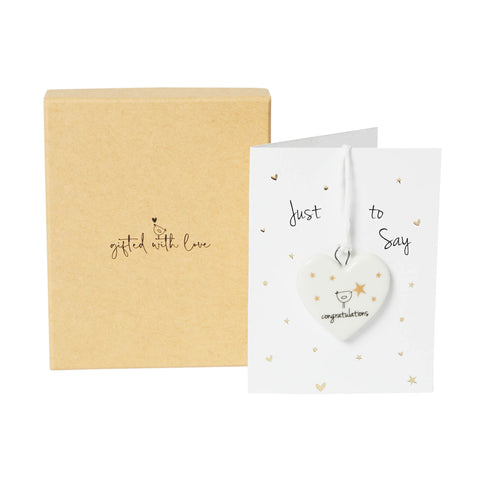 Belly Button Boxed Hanging Decoration Card.