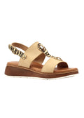 Lunar Georgia Beige Wedge Sandal-Footwear-37-