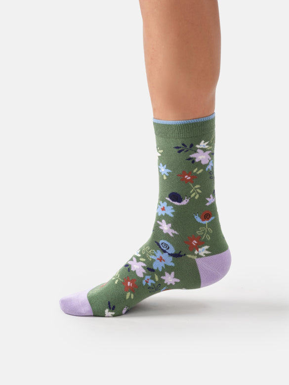 Thought Garden Snail Organic Cotton Socks