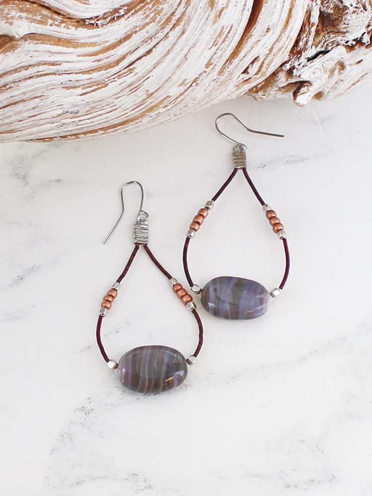 Glass Bead Earrings DC1611