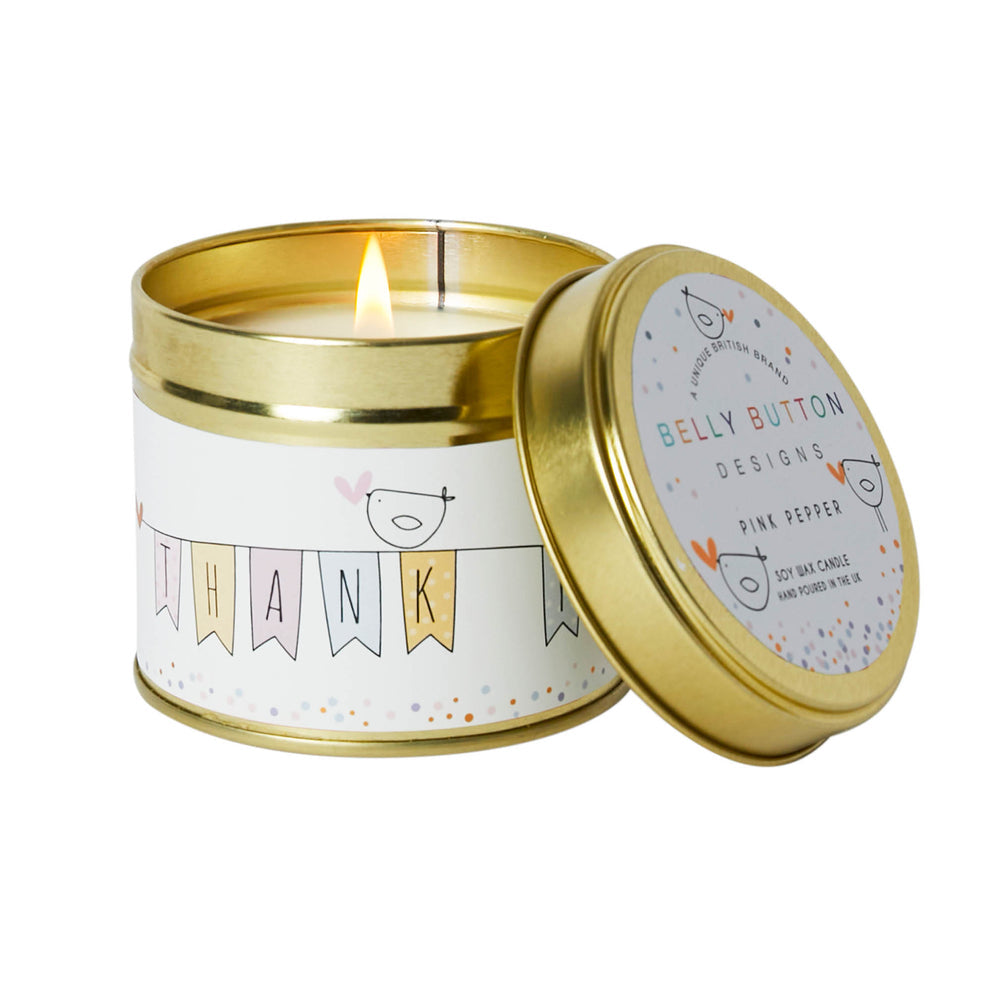 Belly Button Designs Soy Wax Candle-Gifts-White finn