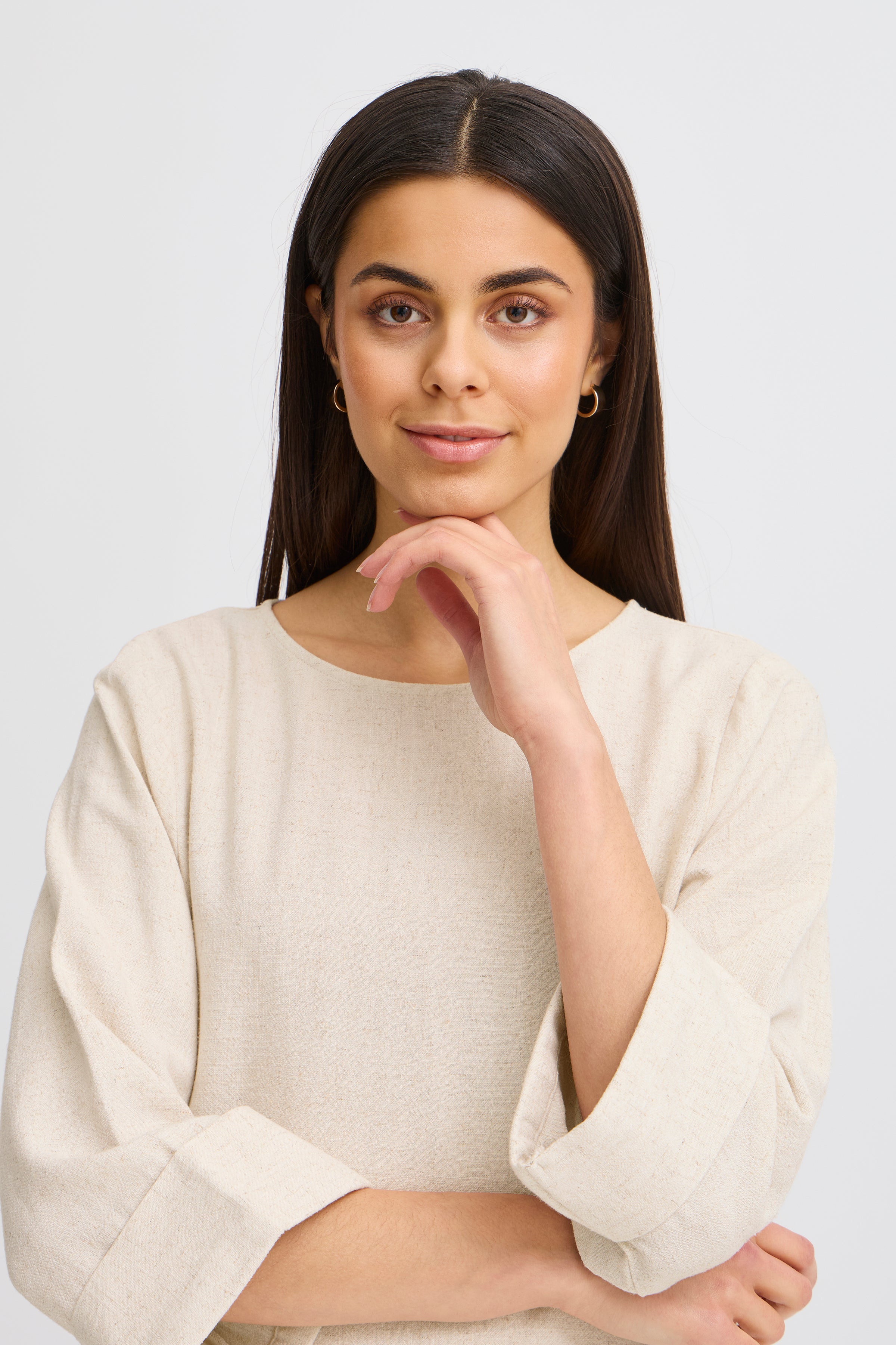 Fransa Fratel Blouse 2-Shirts & Tops-White finn