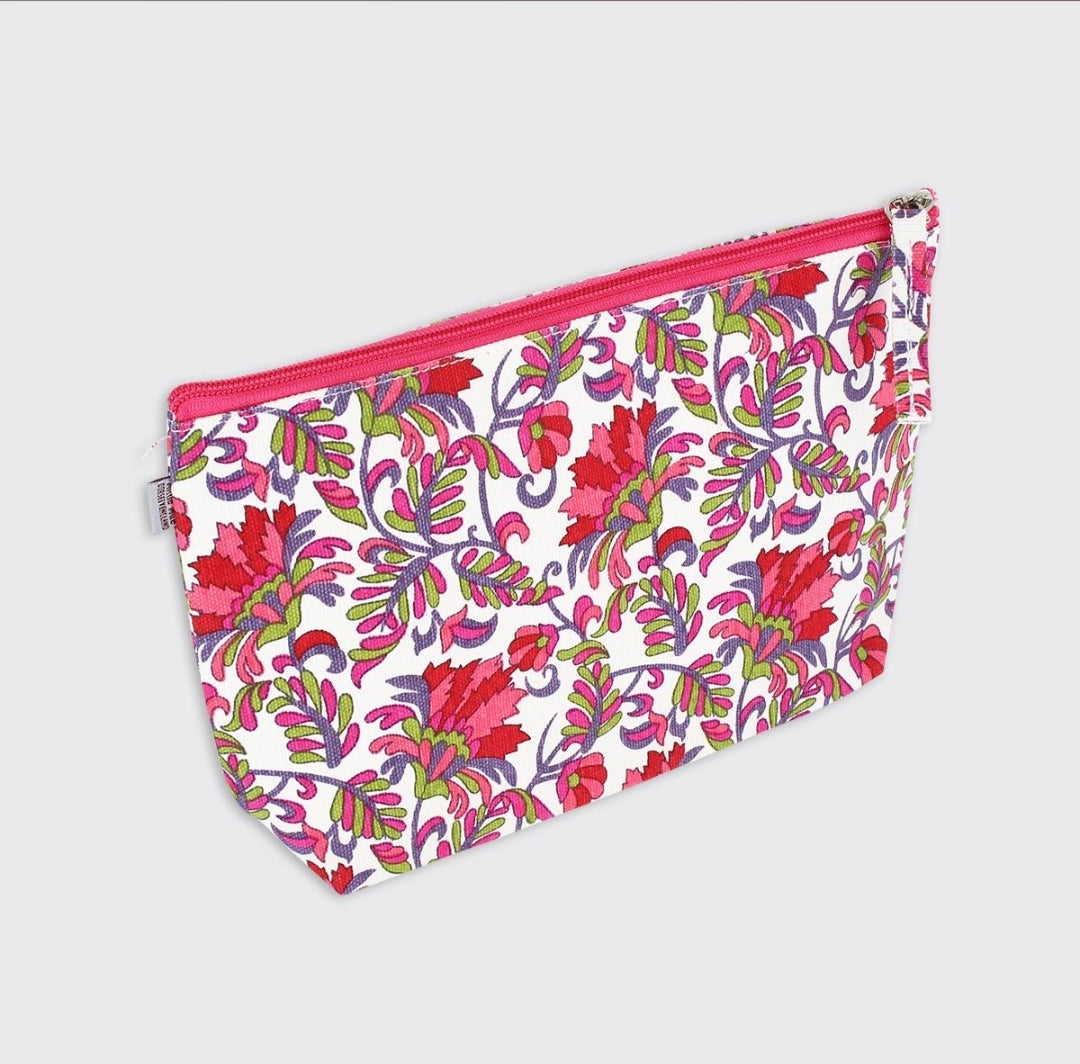 Martha Blue Toiletry Bag-Bag-White finn