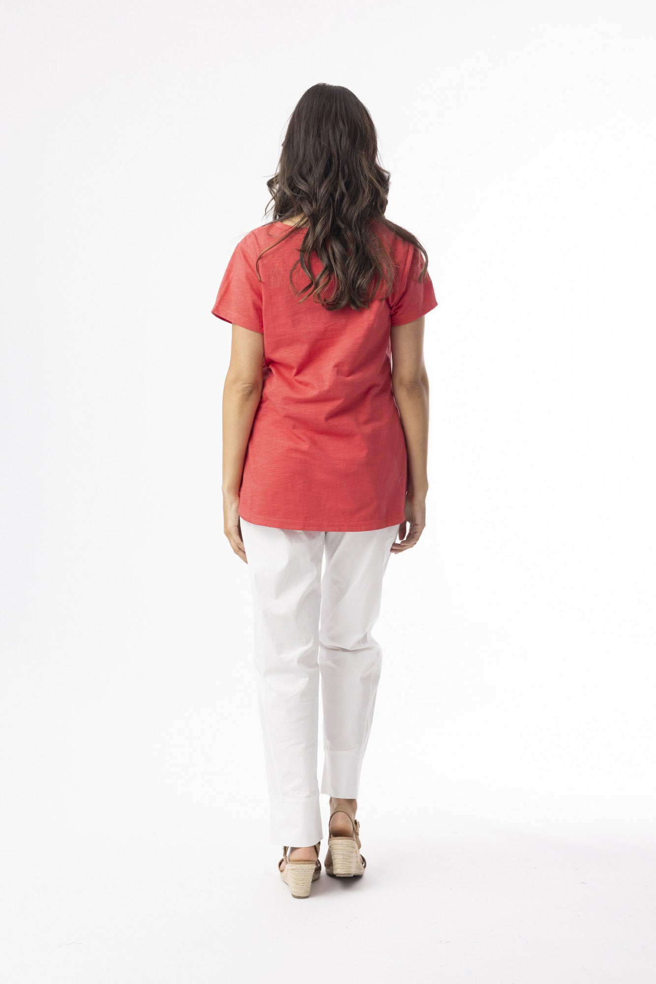 Orientique Knit Essentials Tee Crew-Orientique-White finn