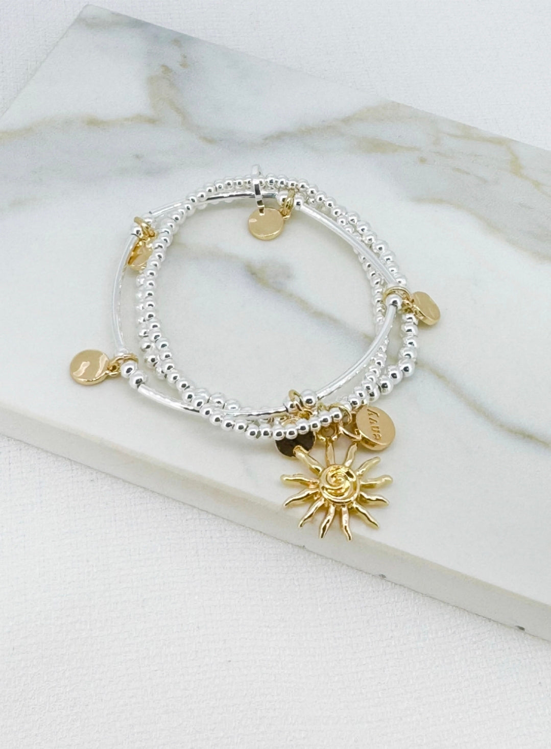 Envy Star Charm Bracelet 4804-Envy-White finn