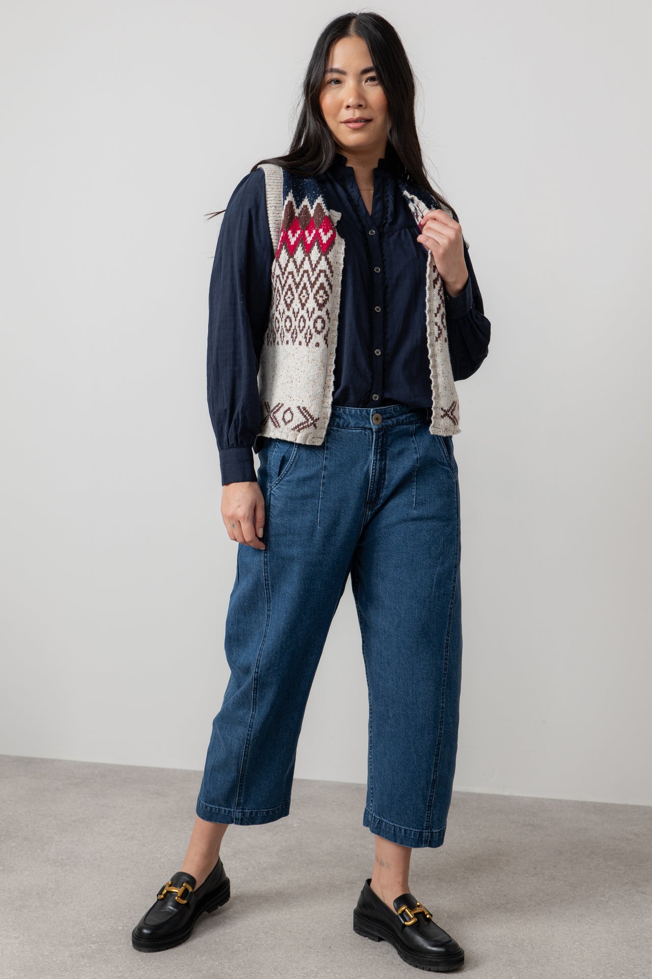 Lily and Me Suvi Waistcoat Tank Fleck Knit