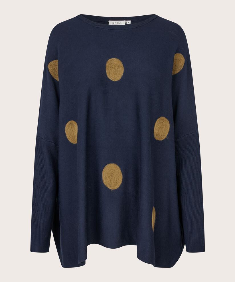Masai Fanasi Knit-Knitwear-White finn