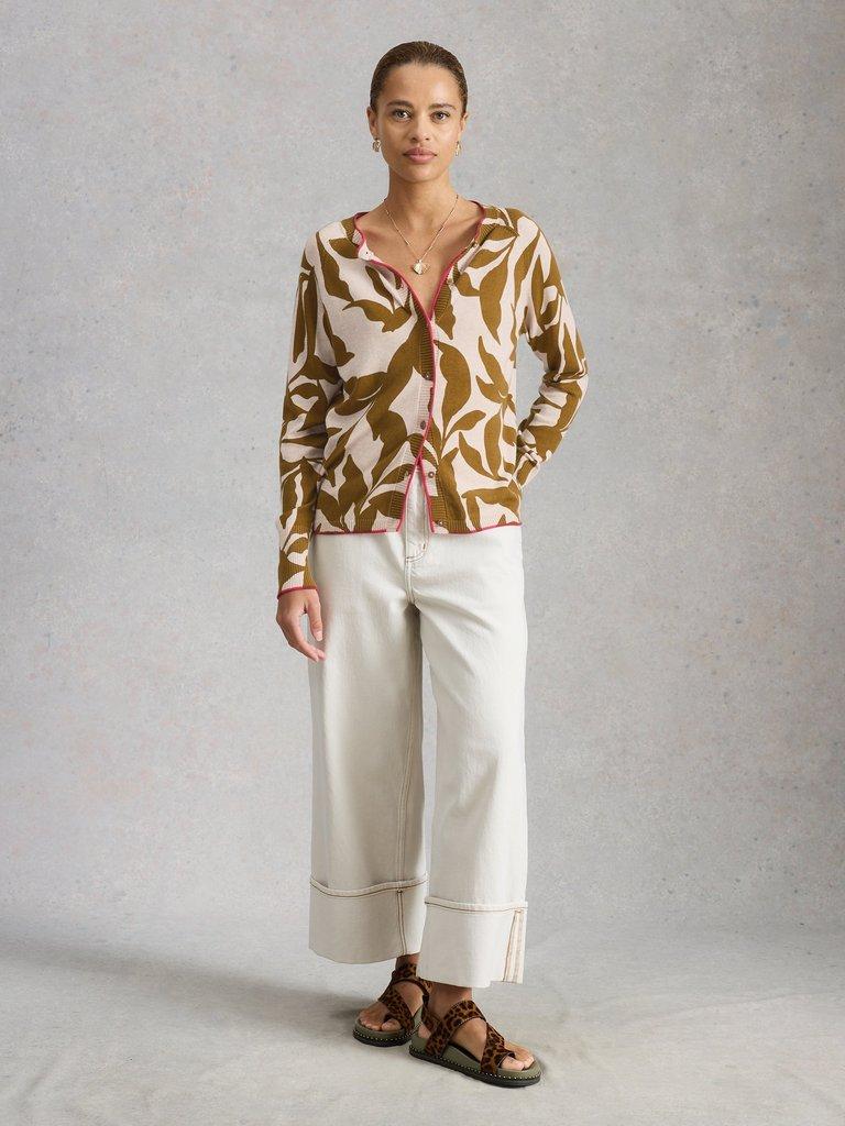 White Stuff LULU PRINT CARDIGAN
in GREEN PRINT