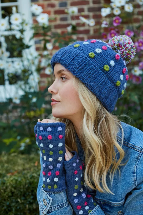 Pachamama Kew Handwarmer Denim-Gloves-White finn