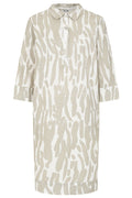 Beth Brush Strokes Dress-Dress-White finn