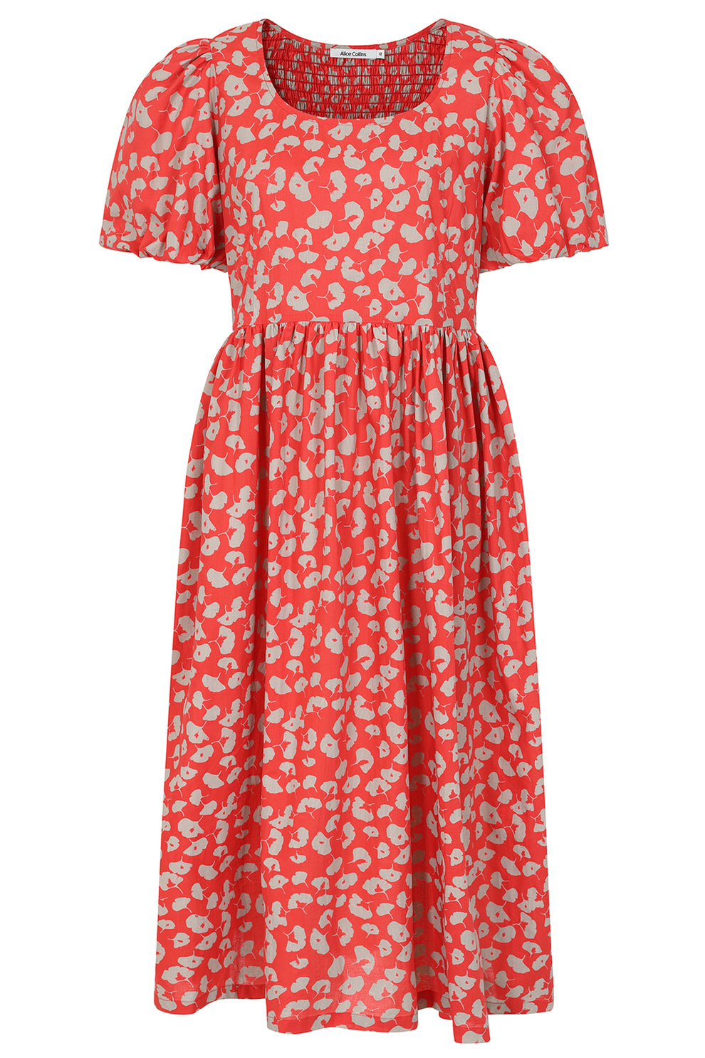 Alice Collins April Crocus Dress-White finn