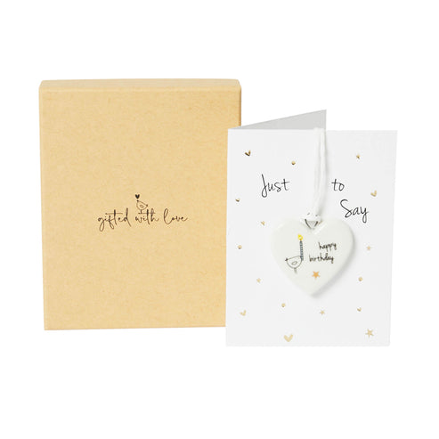 Belly Button Boxed Hanging Decoration Card.