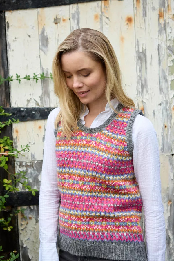 Pachamama Iona Tank Top-Knitwear-White finn