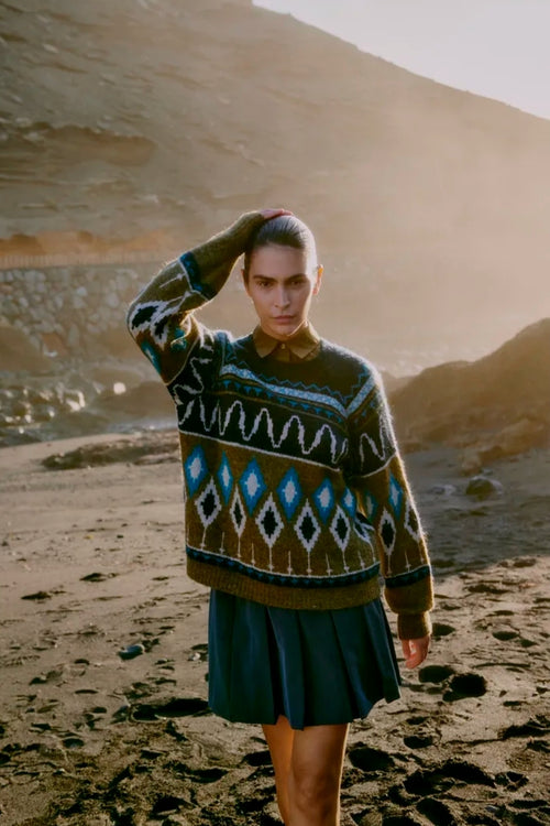 B young Bynafta Jacquard Jumper