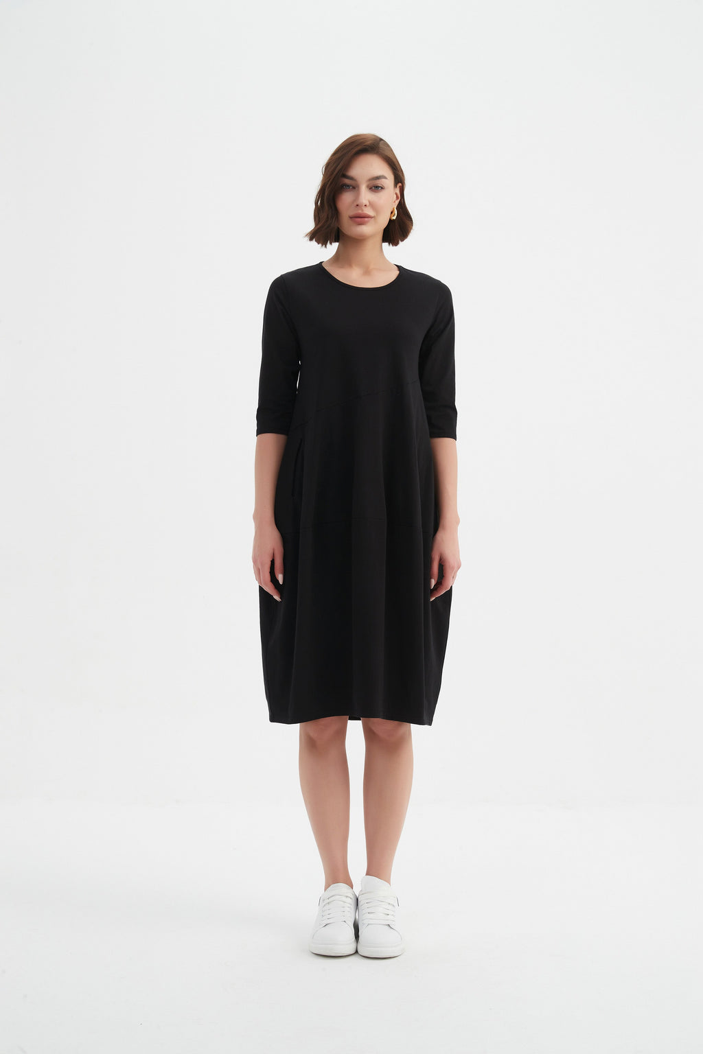 Tirelli Diagonal Seam Dress