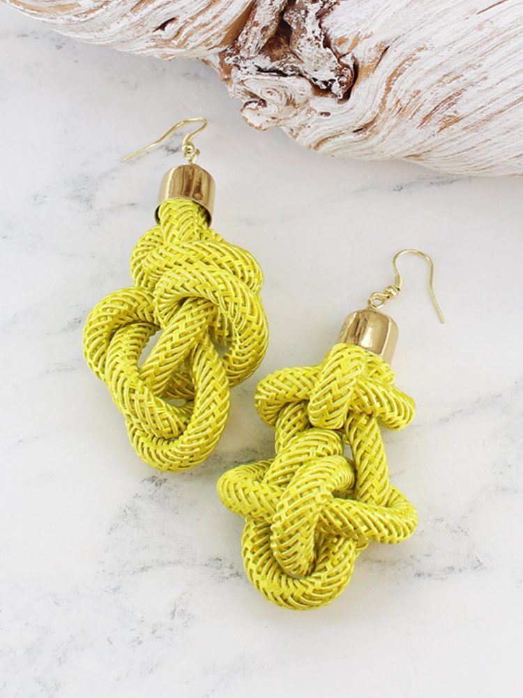 Knotted Cord Earrings AR6604