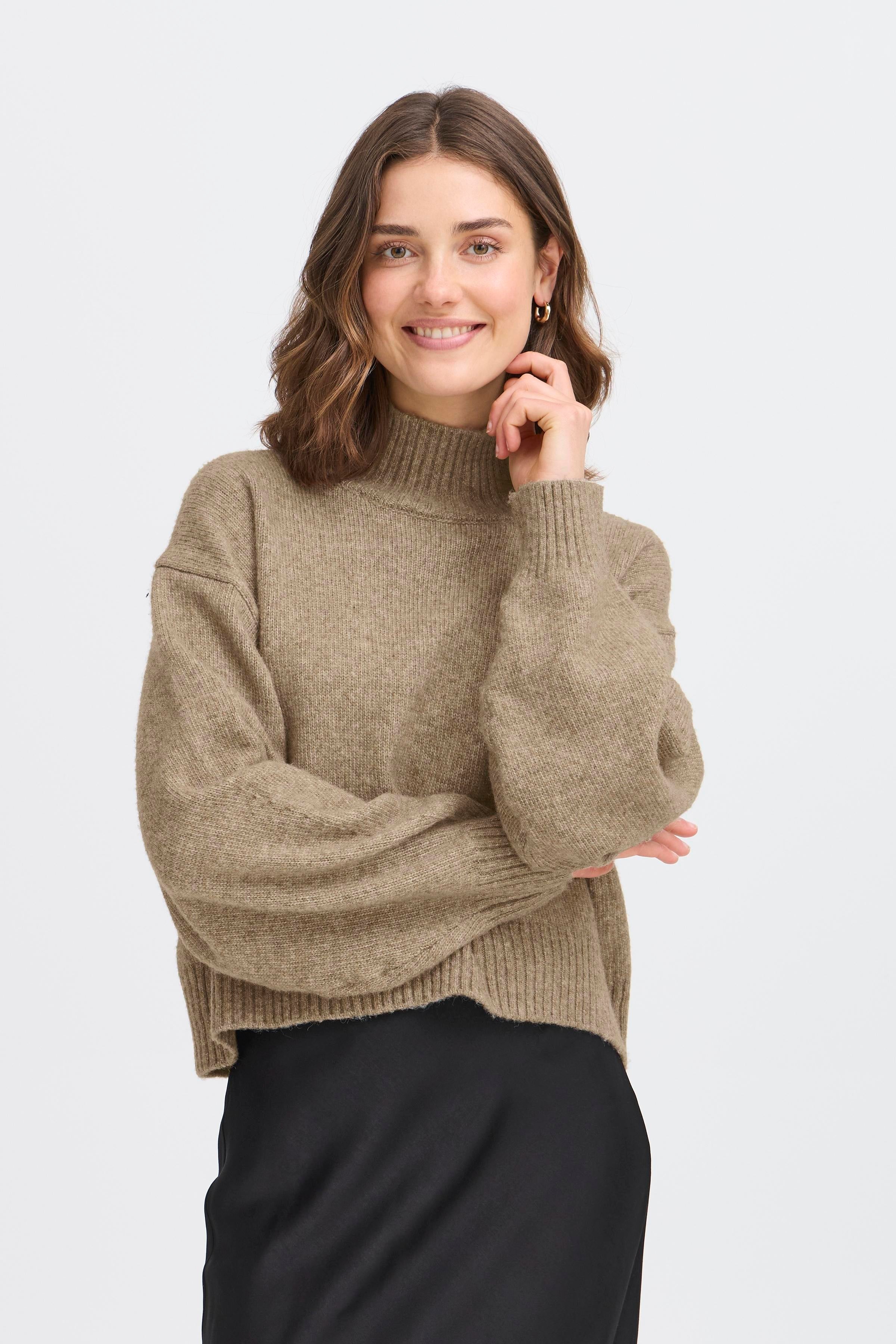 Fransa Frgigi pullover 1-Knitwear-White finn