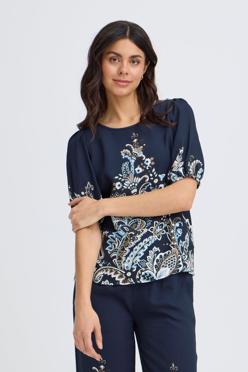 Fransa Fradara Blouse 4-Fransa-White finn