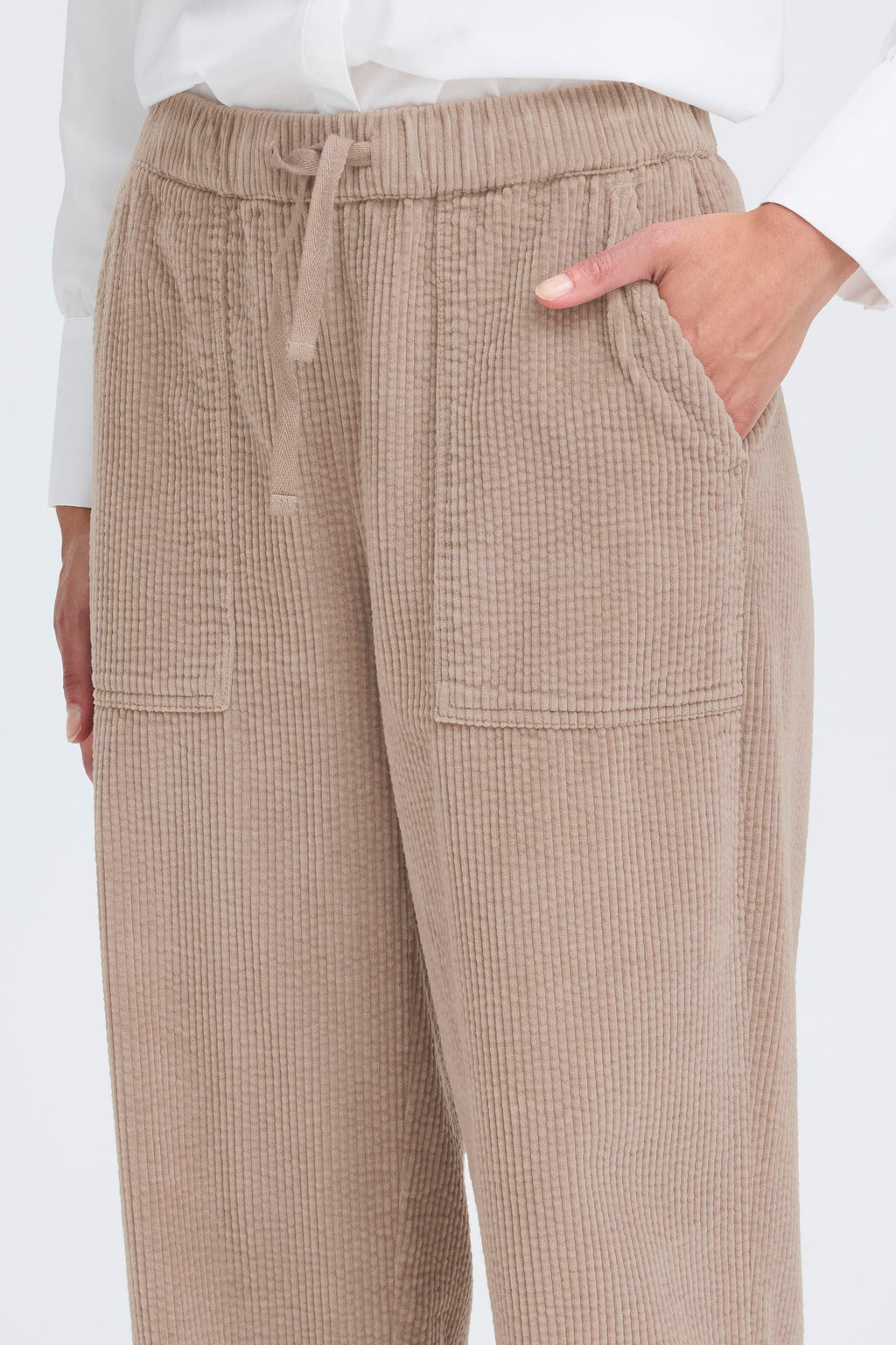 Fransa Frsalomi Pant 1-Fransa-White finn