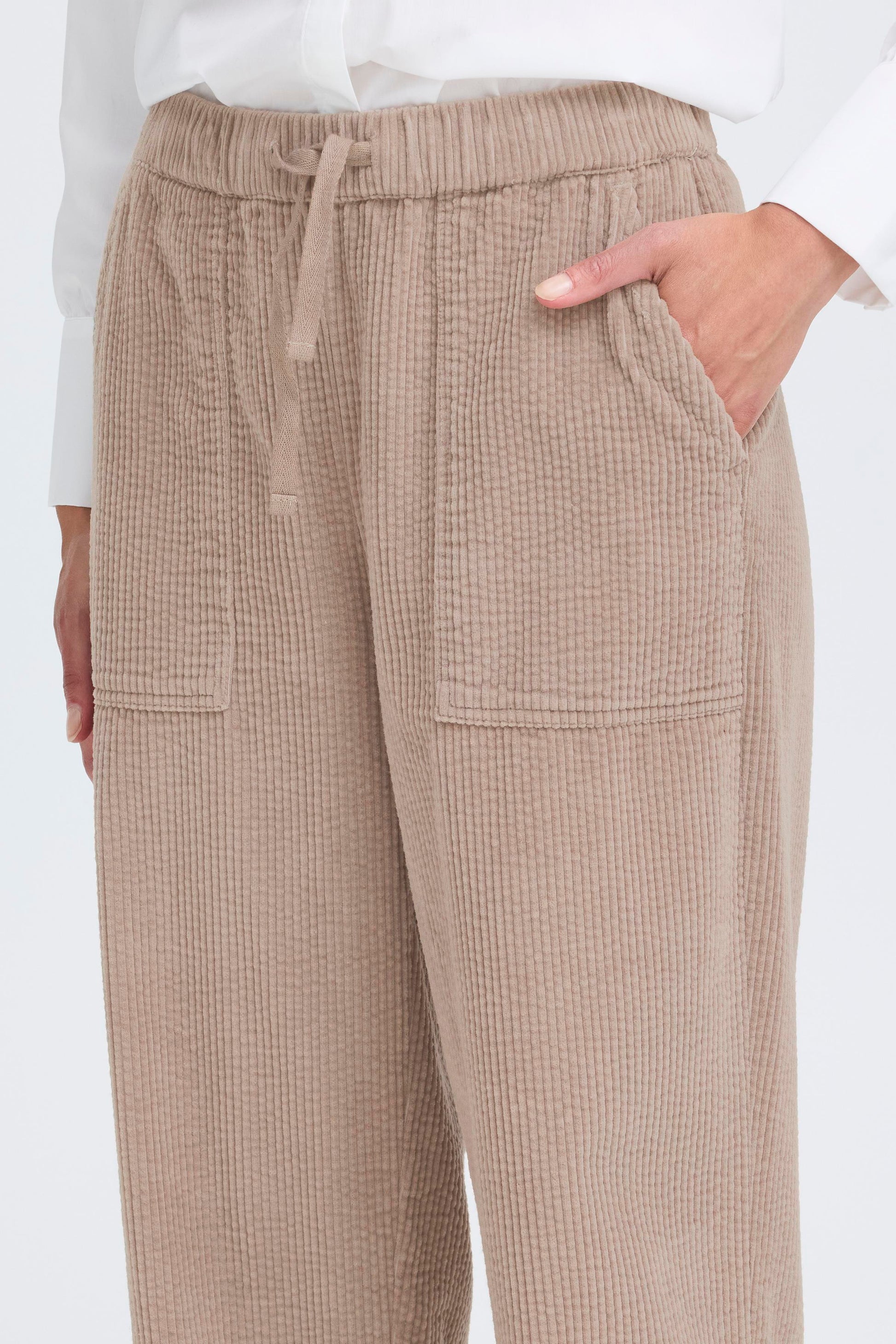 Fransa Frsalomi Pant 1-Fransa-White finn
