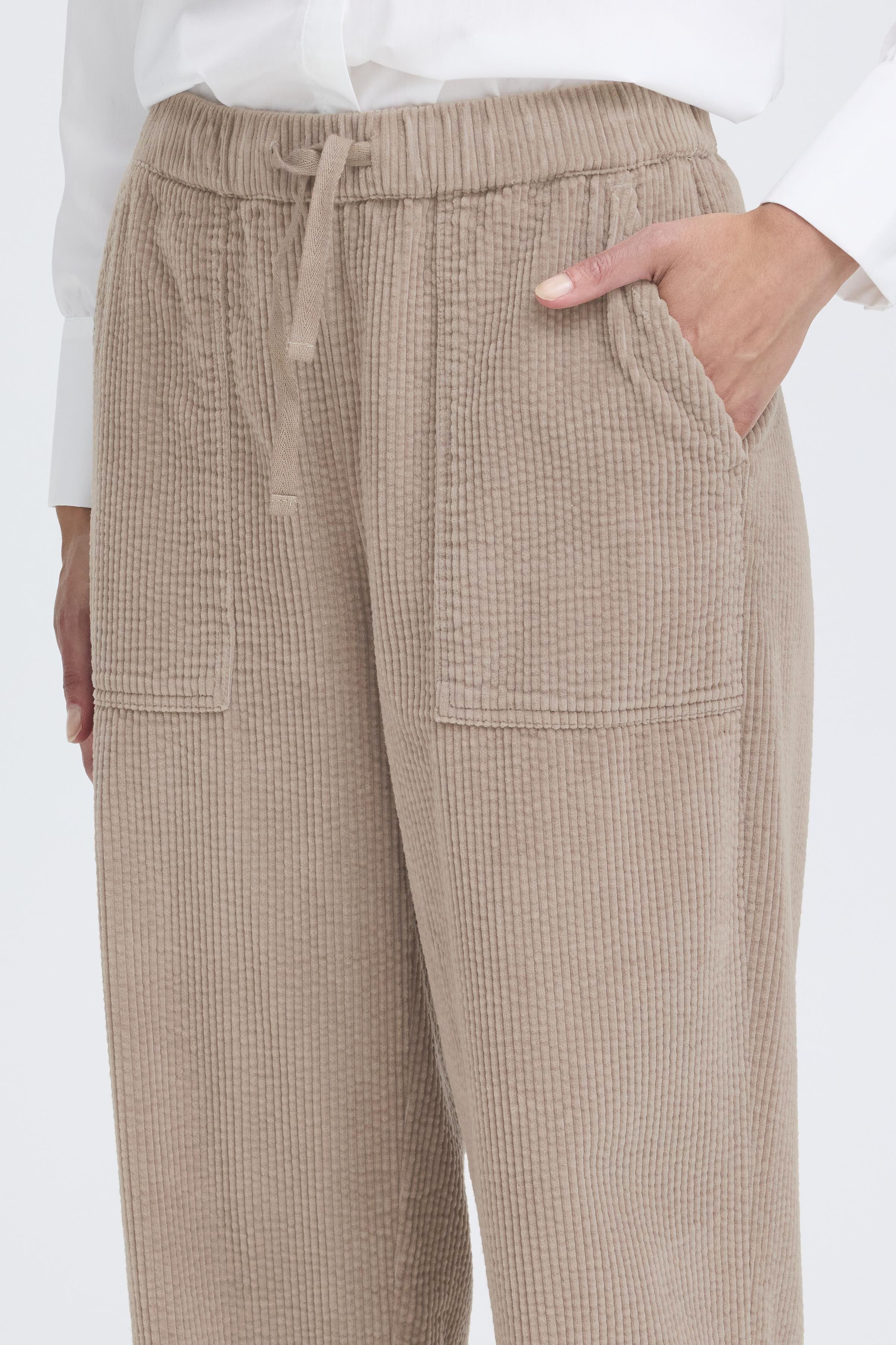 Fransa Frsalomi Pant 1-Trousers-White finn