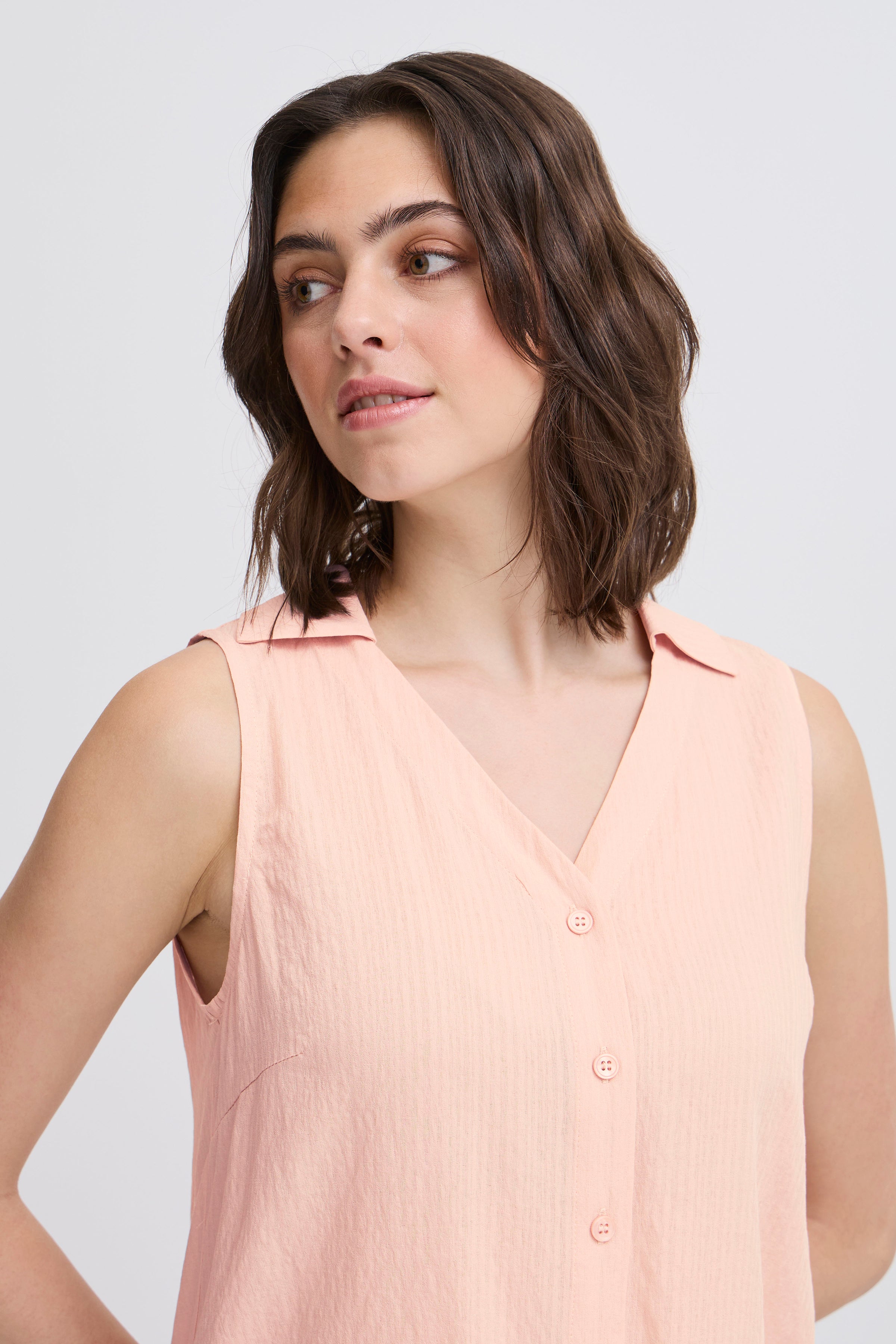 Fransa Frvina Shirt 2-Shirts & Tops-White finn