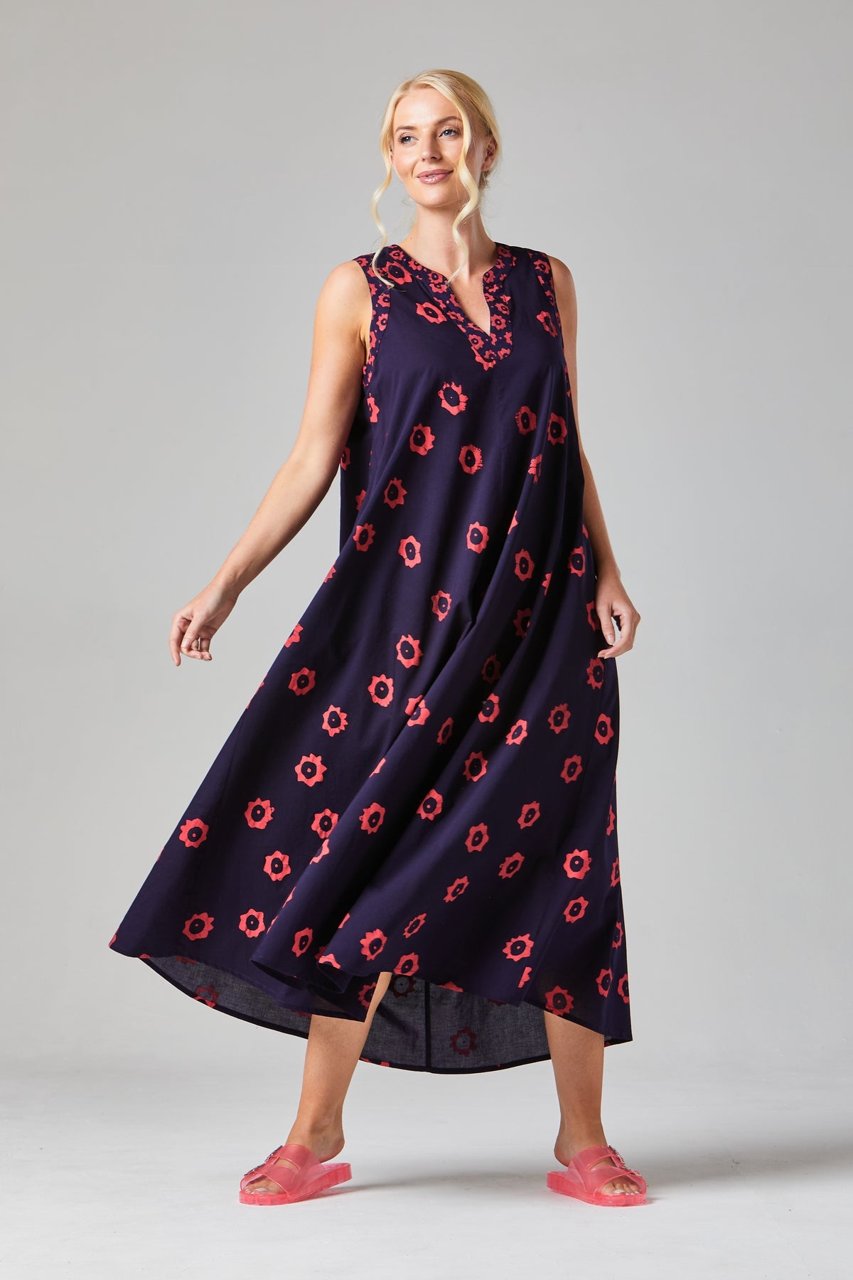 Alice Collins Patsy Dress-Dress-8-Rich Navy/Red-
