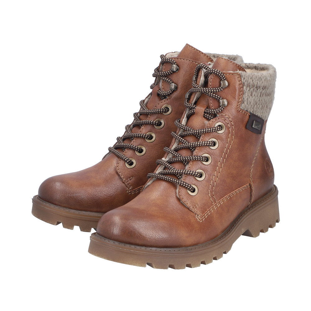 Rieker Tan Ankle Boot 73220