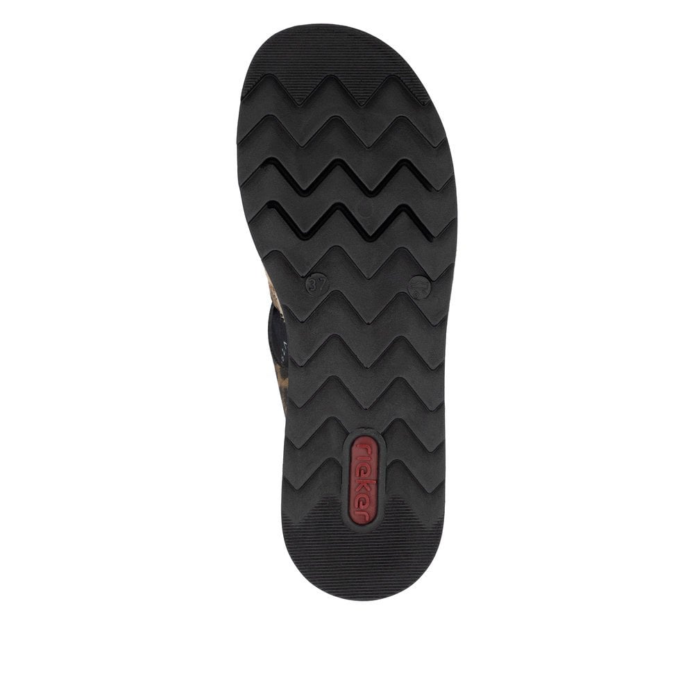 Rieker Animal Mule V7989-Footwear-White finn