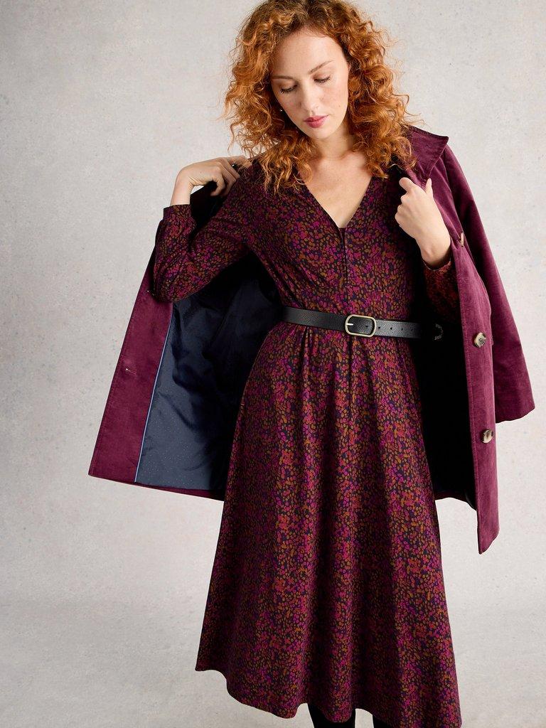 White Stuff Megan Jersey midi Dress-Dress-White finn