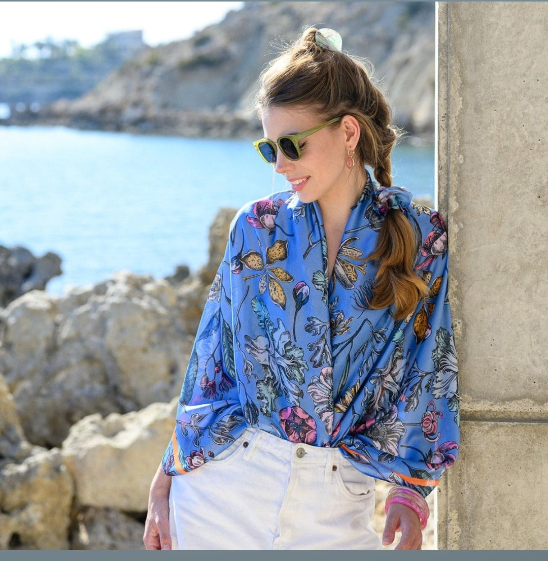 Florencia Long Scarf-Scarf-White finn