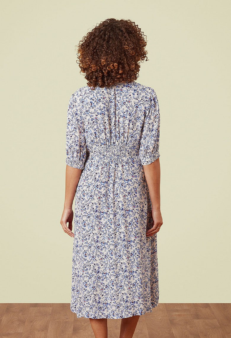 Adini VERONIQUE DRESS RIKISHA FLORAL-Dress-XS-Blue-