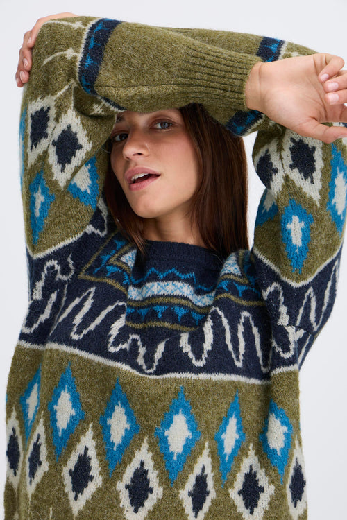 B young Bynafta Jacquard Jumper