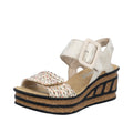 Rieker Wedge Sandal 68172-Rieker-White finn