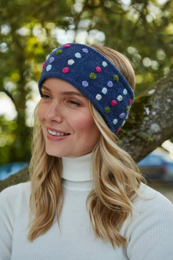 Pachamama Kew Headband Denim-Headband-White finn