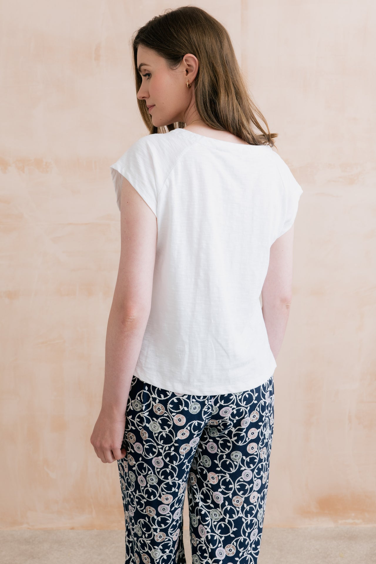 Lily and Me Tidal Organic Cotton T-Shirt White-Lily and Me-White finn